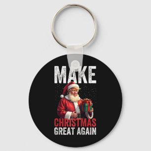 Maak kerst weer geweldig voor Donald Trump-liefheb Sleutelhanger