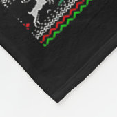 Maak kerst weer geweldig Xmas Funny Trump pyjama Fleece Deken (Hoek)