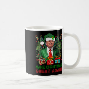 Maak kerst weer geweldig Xmas Funny Trump pyjama Koffiemok