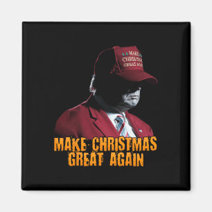 Maak kerst weer geweldig Xmas Funny Trump pyjama Magneet
