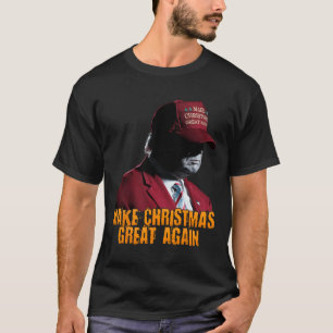 Maak kerst weer geweldig Xmas Funny Trump pyjama T-shirt