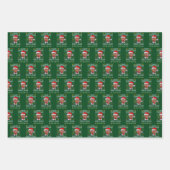 Maak kerst weer geweldig Xmas Grappig Trump Inpakpapier Vel (Voorkant 3)