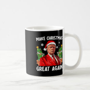 Maak kerst weer leuk Kerstman Trump 2024 Koffiemok