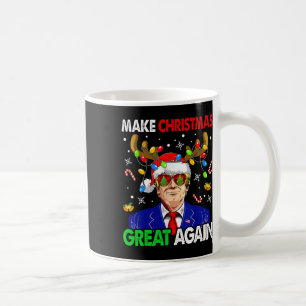 Maak kerst weer leuk Kerstman Trump 2024 Koffiemok