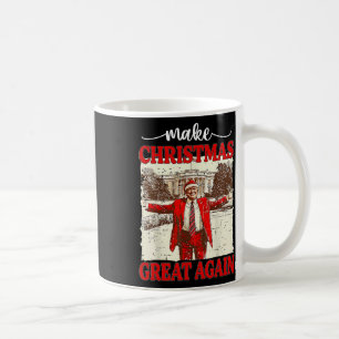 Maak kerst weer leuk Kerstman Trump 2024 Koffiemok