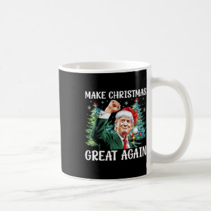 Maak kerst weer leuk Kerstman Trump 2024 Koffiemok