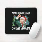 Maak kerst weer leuk Kerstman Trump 2024 Muismat (Met muis)