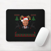 Maak kerst weer leuk Kerstman Trump 2024 Muismat (Met muis)