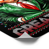 Maak kerst weer leuk Kerstman Trump 2024 Poster (Hoek)