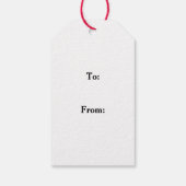 Maak kerstcadeau weer leuk, Trump MAGA grappig Cadeaulabel (Achterkant)