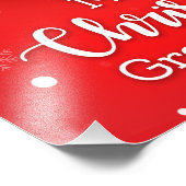 Maak kerstcadeau weer leuk, Trump MAGA grappig Foto Afdruk (Hoek)