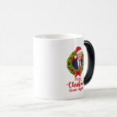 Maak kerstcadeau weer leuk, Trump MAGA grappig Magische Mok (Voorkant rechts)