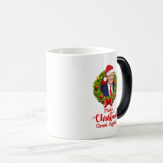 Maak kerstcadeau weer leuk, Trump MAGA grappig Magische Mok (Voorkant rechts)