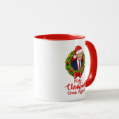 Maak kerstcadeau weer leuk, Trump MAGA grappig Mok (Voorkant rechts)