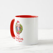Maak kerstcadeau weer leuk, Trump MAGA grappig Mok (Voorkant links)
