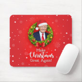 Maak kerstcadeau weer leuk, Trump MAGA grappig Muismat (Met muis)