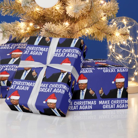 MAAK KERSTMIS GEWELDIG TRUMP KERST CADEAUPAPIER (Feestdagen)