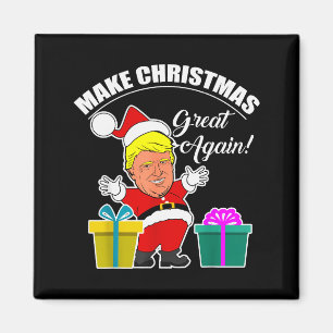 Maak Kerstmis Groot Again Donald Trump Kerstman Xm Magneet