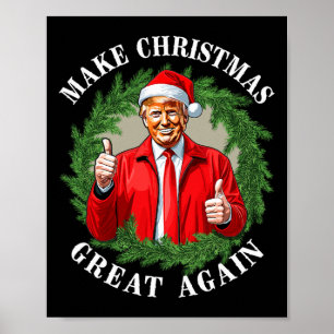 Maak Kerstmis Groot Again Donald Trump Mega 1 Poster