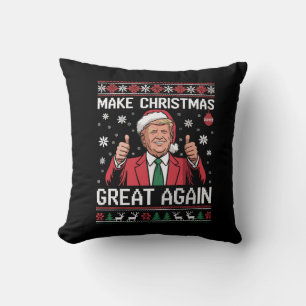 Maak Kerstmis Groot Again Trump Pyjama's Lelijke K Kussen