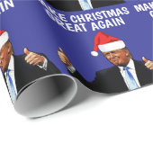 MAAK KERSTMIS GROOT TRUMP KERSTMIS CADEAUPAPIER (Rol Hoek)