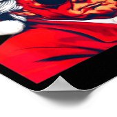 Maak Kerstmis weer geweldig, grappige Kerstman Tru Poster (Hoek)