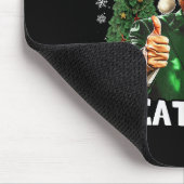 Maak Kerstmis weer geweldig Grappige Kerstman Trum Muismat (Hoek)