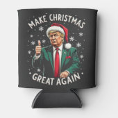 Maak Kerstmis weer geweldig Kerstmiskleding Trump Blikjeskoeler (Voorkant)