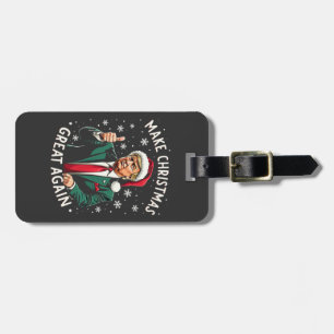 Maak Kerstmis weer geweldig, lelijke kersttrui Tru Bagagelabel