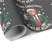 Maak Kerstmis weer geweldig, lelijke kersttrui Tru Cadeaupapier (Rol Hoek)