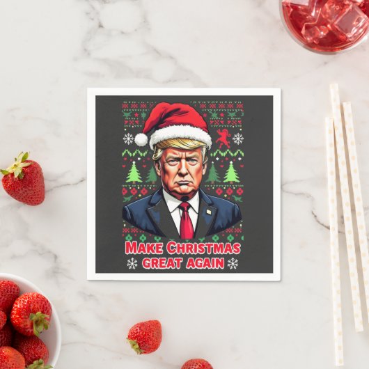 Maak Kerstmis weer geweldig Lelijke Kersttrui trum Servet (Insitu)