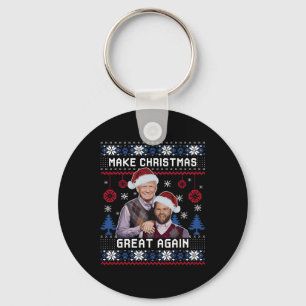 Maak Kerstmis weer geweldig Shirt Trump Vance Voor Sleutelhanger