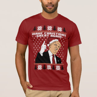 Maak Kerstmis weer geweldig Speciale Trump Parodie T-shirt