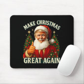 Maak Kerstmis weer geweldig Xmas Grappige Kerstman Muismat (Met muis)