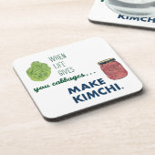 Maak Kimchi! Bier Onderzetter (Linkerzijde)