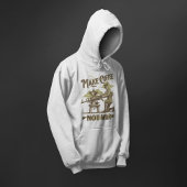 Maak koffie Grafisch retro kunstwerk Hoodie
