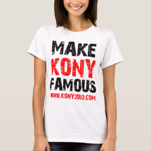 Maak Kony beroemd - Kony 2012 T-shirt