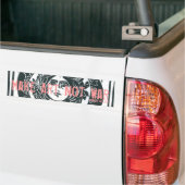 Maak kunst geen oorlog, Bumpersticker (Op Truck)