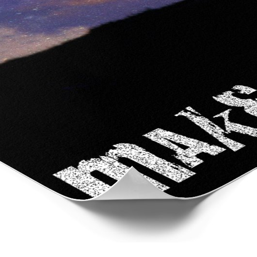 Maak kunst geen Poster (Hoek)