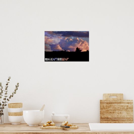 Maak kunst geen Poster (Keuken)