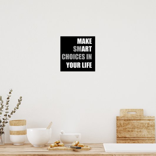 Maak kunst je leven Poster (Keuken)