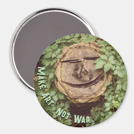 "Maak kunst" magneet (Voorkant / Achterkant)