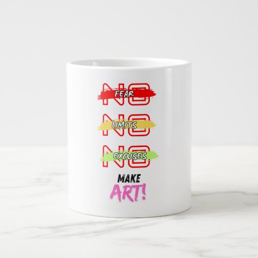 maak kunst mok (Voorkant)