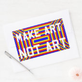 Maak kunst niet kunst Sticker (Envelop)