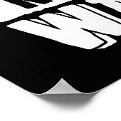 Maak kunst niet oorlogsartiest poster (Hoek)