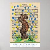 "Maak kunst" Poster 1 (Voorkant)