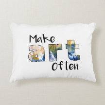 Maak kunst Vaak Accent Pillow