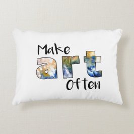 Maak kunst Vaak Accent Pillow Kussen
