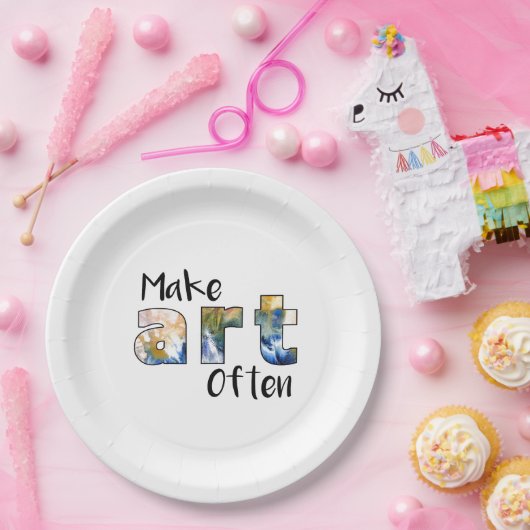 Maak kunst Vaak Bord van papier (Feest)