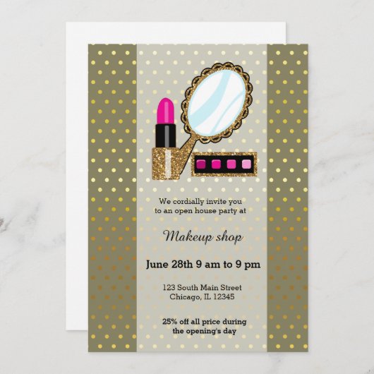 Maak kunstenaar - kies achtergrondkleur kaart (Voorkant / Achterkant)